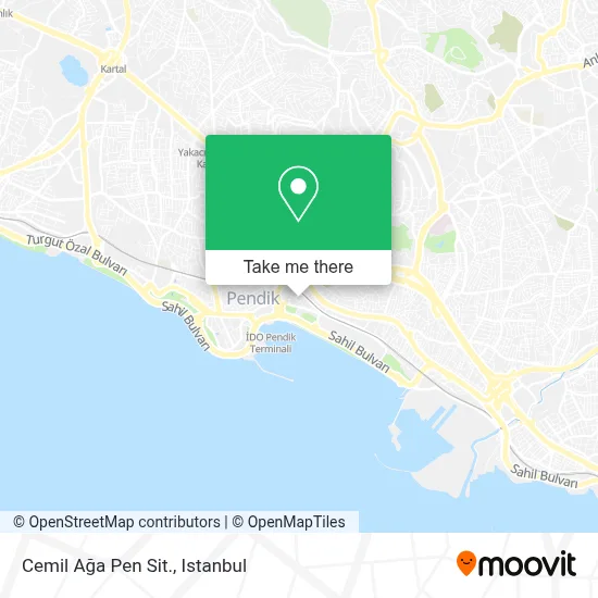 Cemil Ağa Pen Sit. map