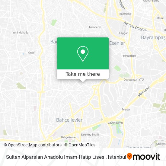Sultan Alparslan Anadolu Imam-Hatip Lisesi map