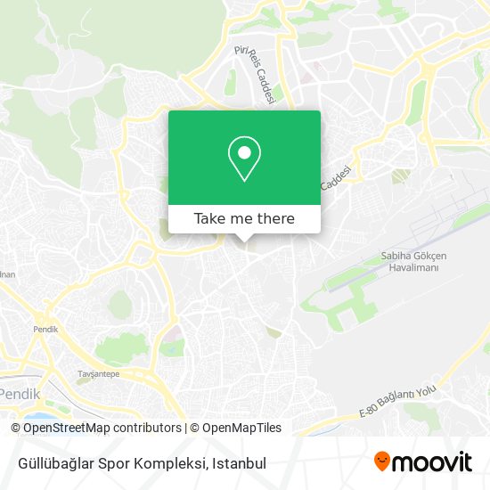 Güllübağlar Spor Kompleksi map