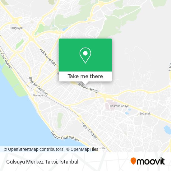 Gülsuyu Merkez Taksi map