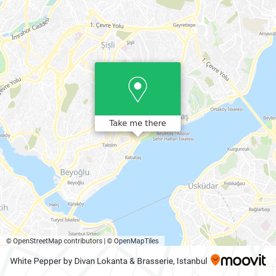 White Pepper by Divan Lokanta & Brasserie map