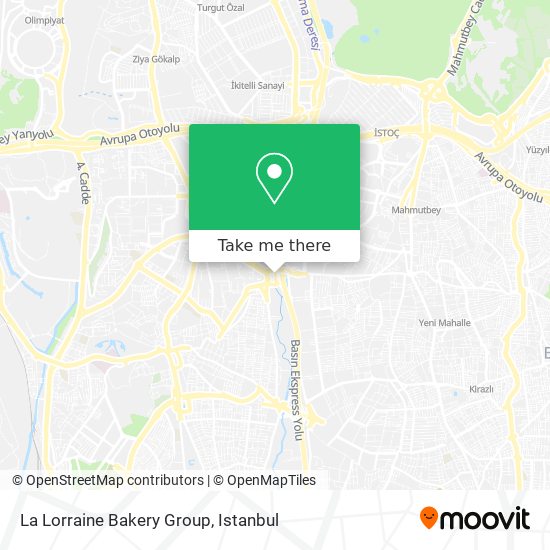 La Lorraine Bakery Group map