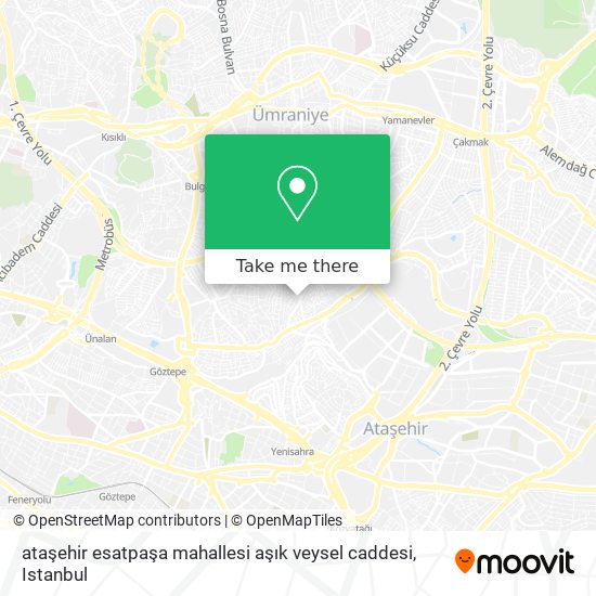 ataşehir esatpaşa mahallesi aşık veysel caddesi map