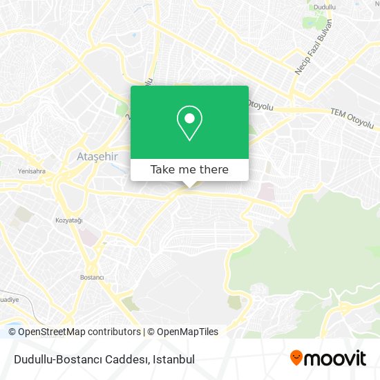 Dudullu-Bostancı Caddesı map
