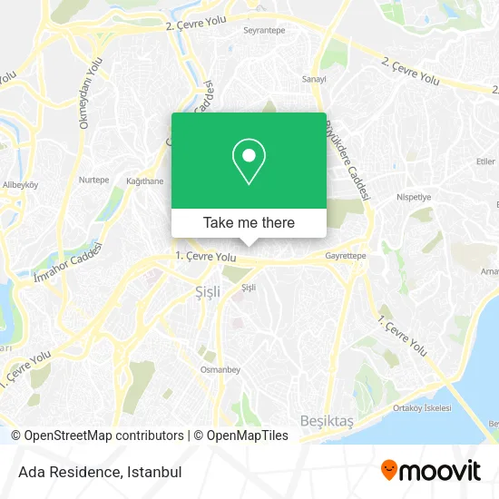 Ada Residence map