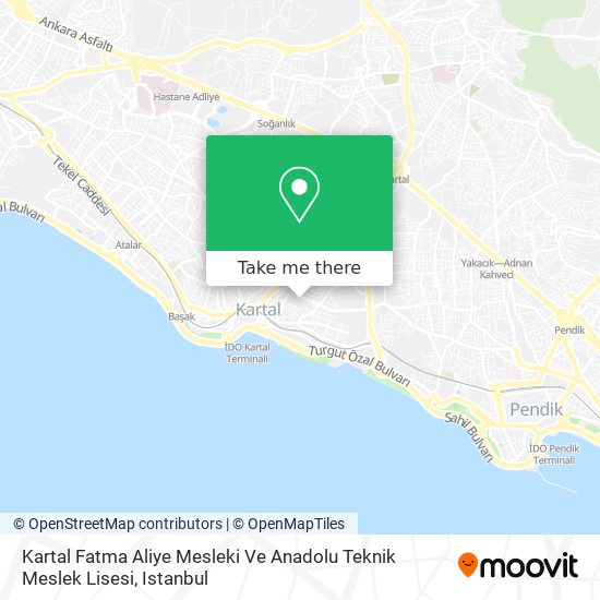 Kartal Fatma Aliye Mesleki Ve Anadolu Teknik Meslek Lisesi map