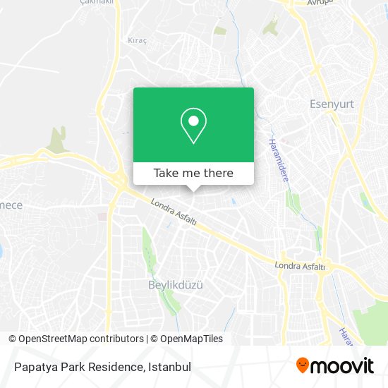 Papatya Park Residence map