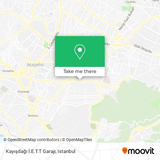 Kayışdağı İ.E.T.T Garajı map