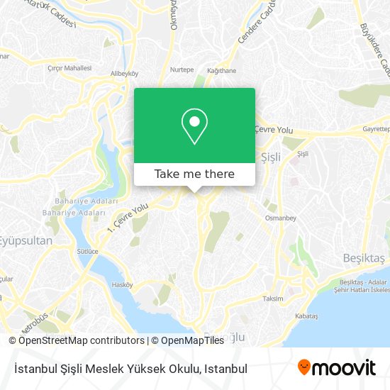 İstanbul Şişli Meslek Yüksek Okulu map