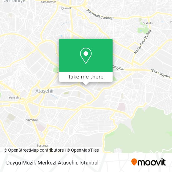 Duygu Muzik MerkezI Atasehir map