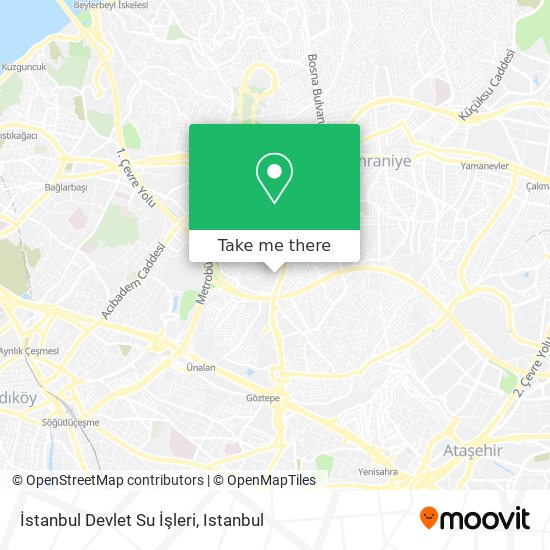 İstanbul Devlet Su İşleri map