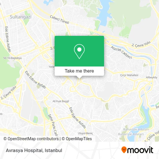 Avrasya Hospital map