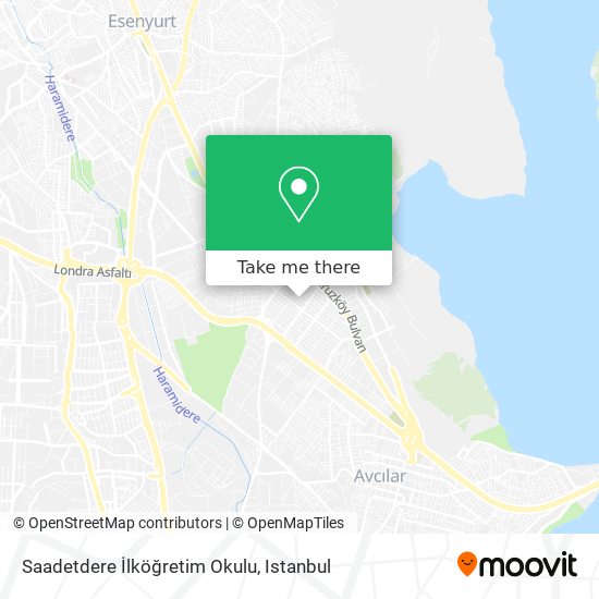 Saadetdere İlköğretim Okulu map