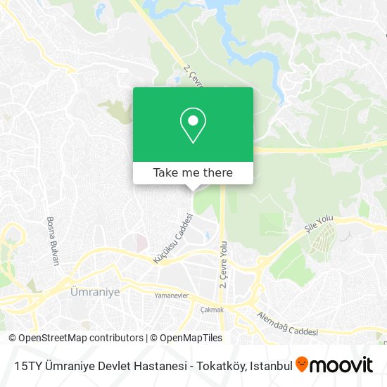 15TY Ümraniye Devlet Hastanesi - Tokatköy map