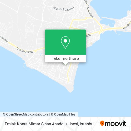Emlak Konut Mimar Sinan Anadolu Lisesi map
