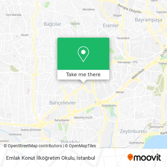 Emlak Konut İlköğretim Okulu map