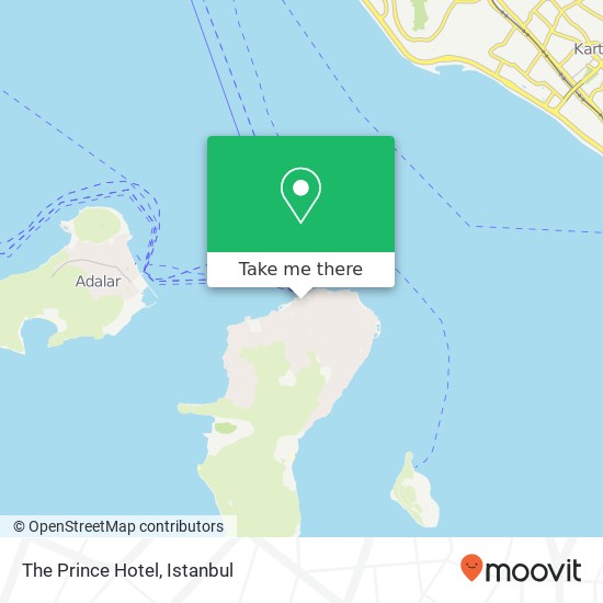 The Prince Hotel map