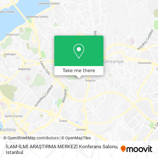İLAM-İLMİ ARAŞTIRMA MERKEZİ Konferans Salonu map