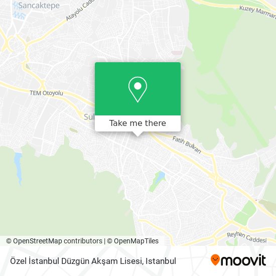Özel İstanbul Düzgün Akşam Lisesi map