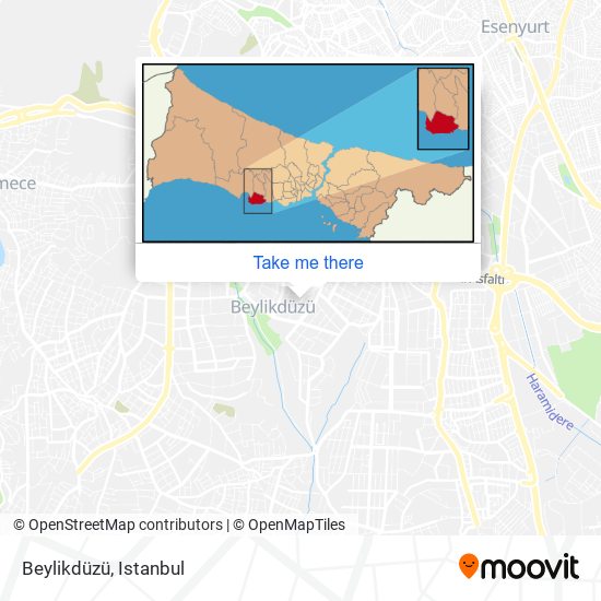 Beylikdüzü map