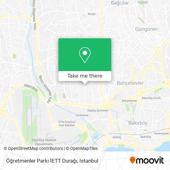 Öğretmenler Parkı İETT Durağı map