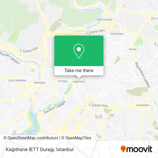 Kağıthane İETT Durağı map