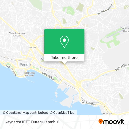 Kaynarca İETT Durağı map