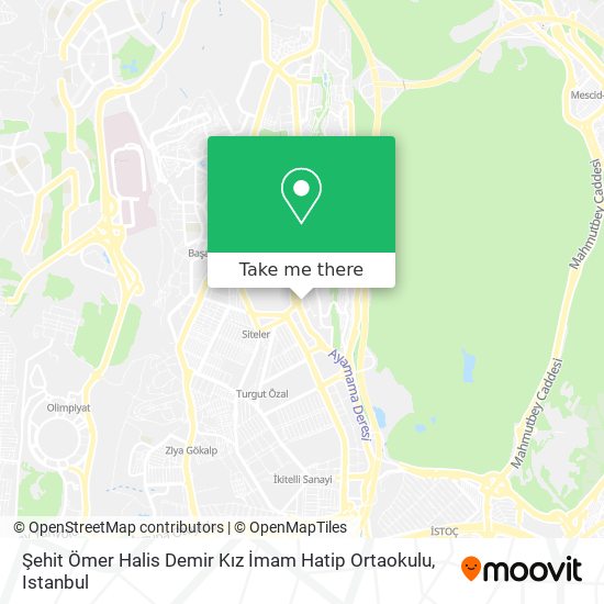 Şehit Ömer Halis Demir Kız İmam Hatip Ortaokulu map