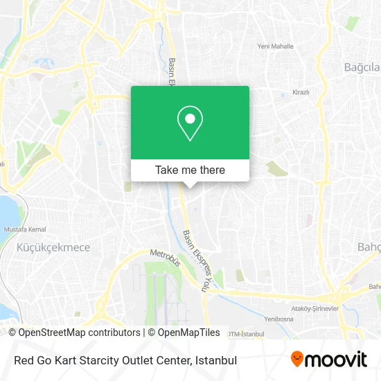 Red Go Kart Starcity Outlet Center map