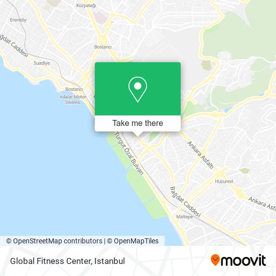 Global Fitness Center map