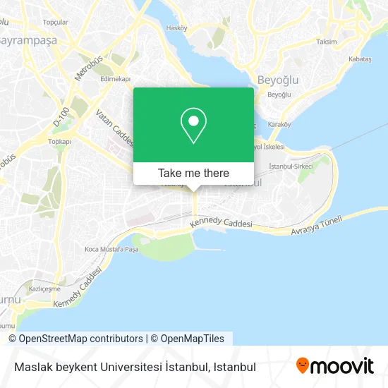 Maslak beykent Universitesi İstanbul map