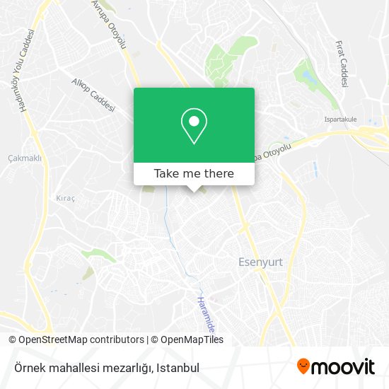 Örnek mahallesi mezarlığı map