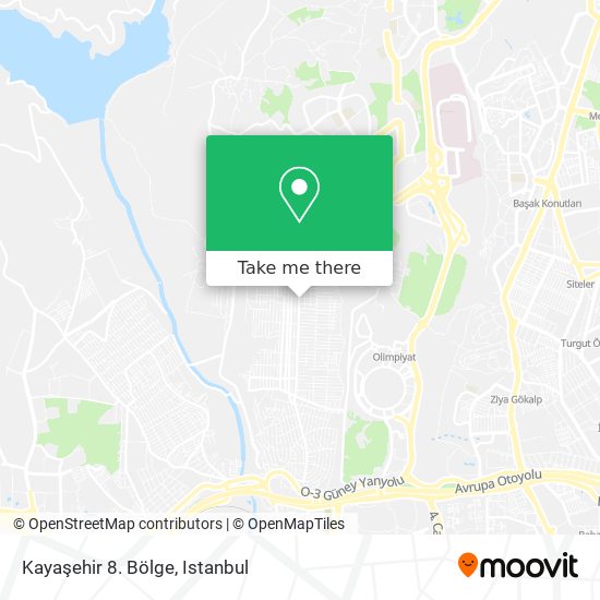 Kayaşehir 8. Bölge map