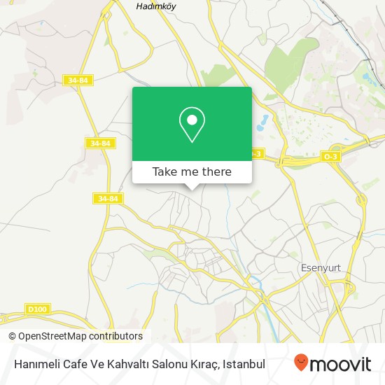 Hanımeli Cafe Ve Kahvaltı Salonu Kıraç map