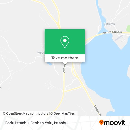 Corlu Istanbul Otoban Yolu map