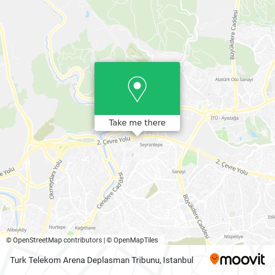 Turk Telekom Arena Deplasman Tribunu map