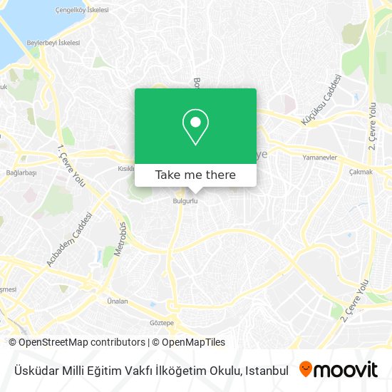 Üsküdar Milli Eğitim Vakfı İlköğetim Okulu map