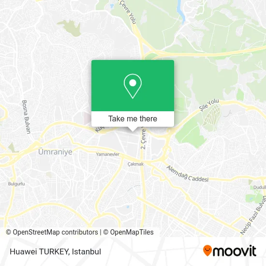 Huawei TURKEY map