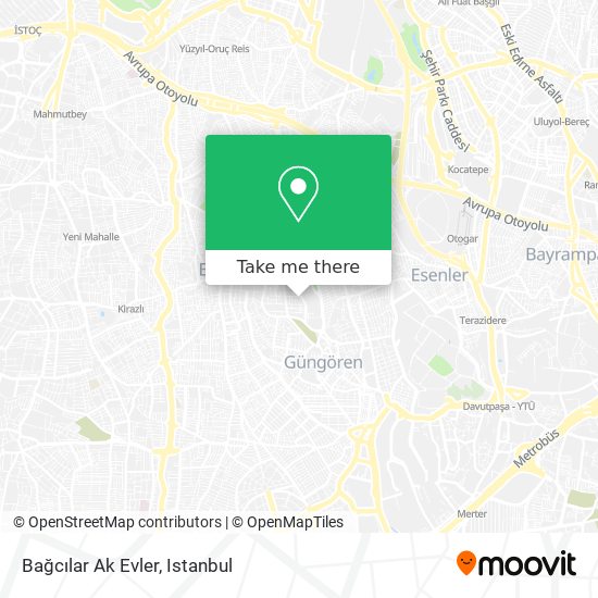 Bağcılar Ak Evler map