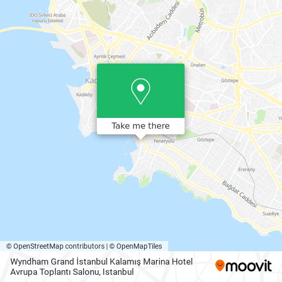 Wyndham Grand İstanbul Kalamış Marina Hotel Avrupa Toplantı  Salonu map