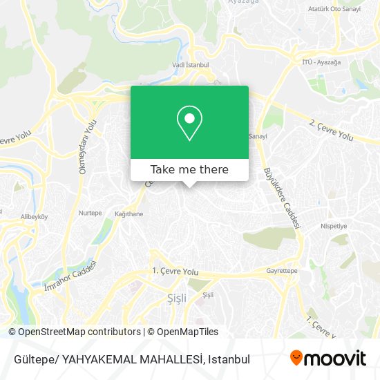Gültepe/ YAHYAKEMAL MAHALLESİ map