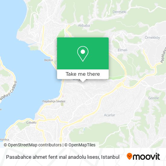 Pasabahce ahmet ferıt ınal anadolu lısesı map
