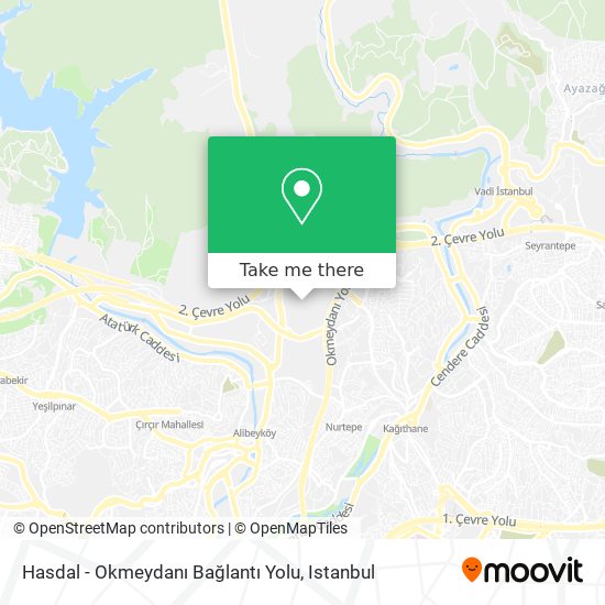 Hasdal - Okmeydanı Bağlantı Yolu map