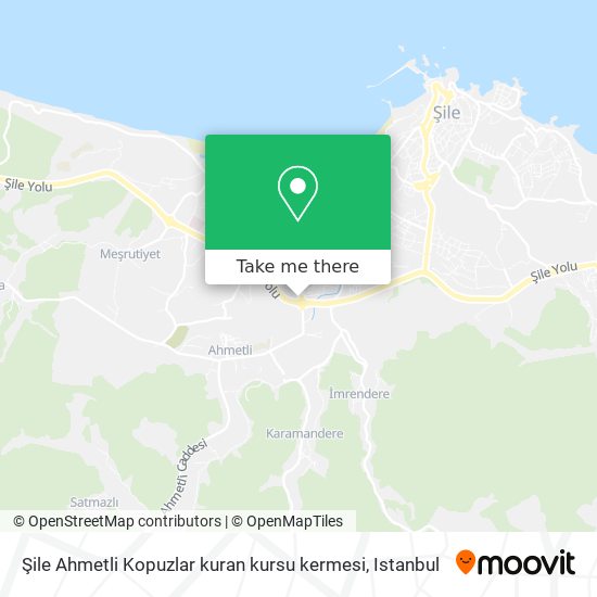 Şile Ahmetli Kopuzlar kuran kursu kermesi map