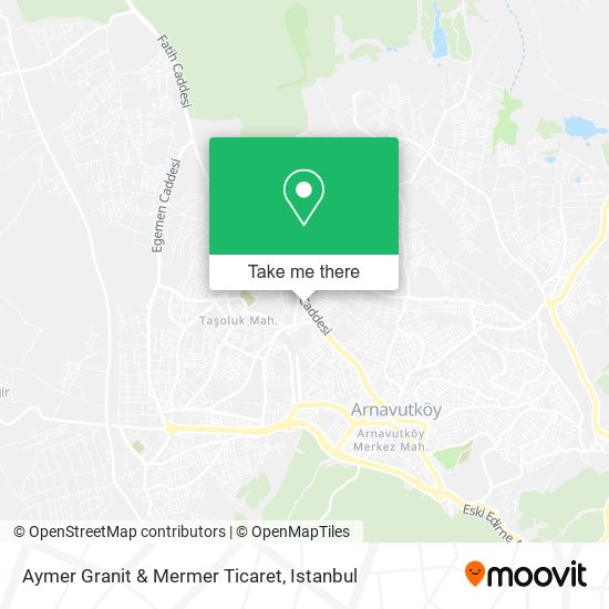Aymer Granit & Mermer Ticaret map