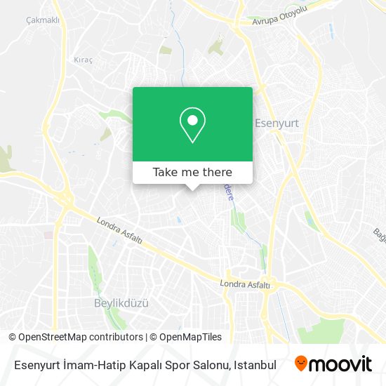 Esenyurt İmam-Hatip Kapalı Spor Salonu map