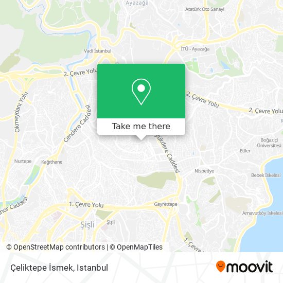 Çeliktepe İsmek map