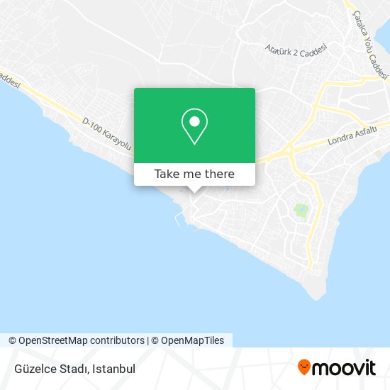 Güzelce Stadı map