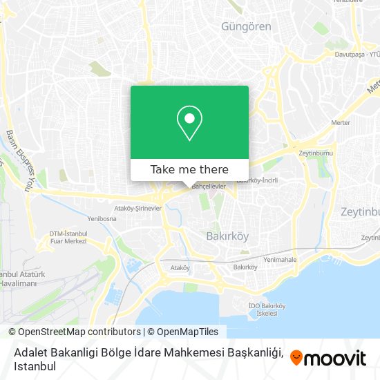 Adalet Bakanligi Bölge İdare Mahkemesi Başkanliģi map