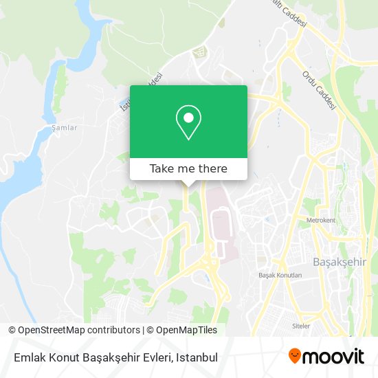 Emlak Konut Başakşehir Evleri map